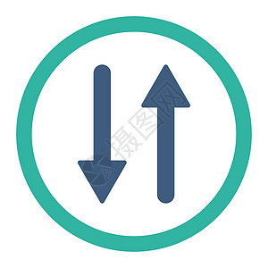 镜子图标垂直平面钴和青青色的垂直平板交换圆光栅图标运动字拖导航指针倒置同步镜子光标箭头变体背景