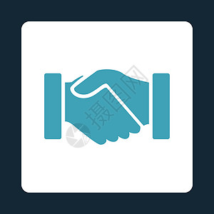 购置图标深蓝色商业协议白色背景往来朋友会议关系交易背景图片