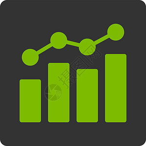 饼状分类图表分析图标条形销售量字形利润进步统计图表金融绿色生态插画