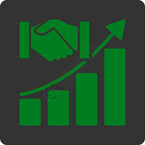绿色图购置数增长图报告商业数据友谊交易金融图表问候语学习条形设计图片