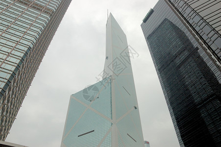 香港摩天大楼天空建筑学城市银行景观高度建筑背景图片