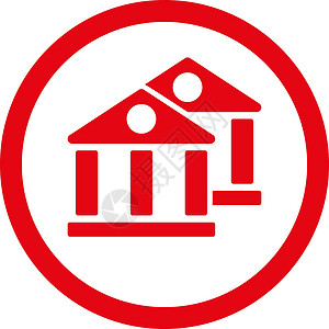 银行图标字形房子住宅图书馆博物馆办公室建筑学金融市中心投资背景图片
