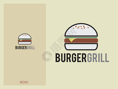 包子设计素材Logo设计要素汉堡汉堡汉堡标志包子面包牛肉食物芝麻艺术芝士猪肉背景