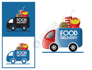 快速食品交付服务(快餐供应服务)背景图片