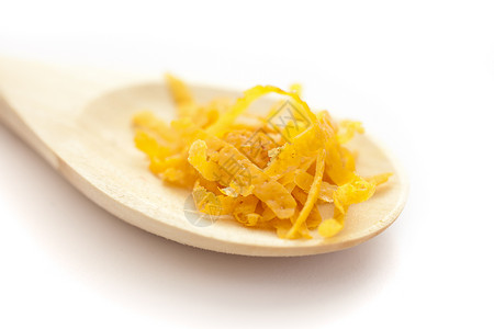 柠檬皮水果香料果皮白色宏观美食皮肤黄色调味食物背景图片