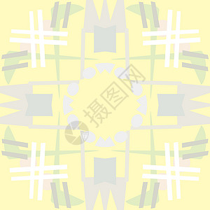 黄色平铺模式包装纸线条插图墙纸背景图片