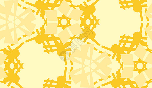 黄色形状模式插图墙纸三角形包装纸背景图片