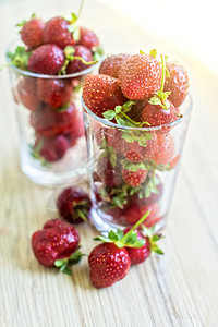 草莓食物收成季节农场宏观水果墙纸农业营养早餐背景图片
