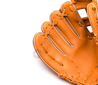 棒球球手套手指运动皮革拇指背景图片