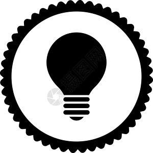 黑色彩色整形印章图标风暴天才玻璃字形电气思维照明创新专利头脑背景图片