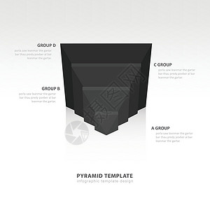 设计金字塔型信息仪表模板黑色平衡背景图片