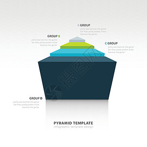 金字塔模板设计创造力盒子楼梯插图条纹网站网络图表横幅信息背景图片