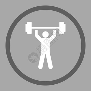 杠铃图标增强电动图标训练顾客领导运动活动力量健身房压力举重肌肉背景