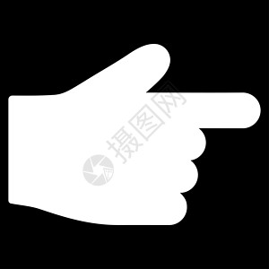 指数平角白颜色图标棕榈黑色字形手势拇指指针背景导航光标作品背景图片