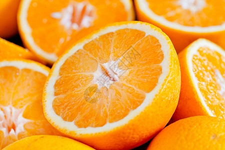 橙子素食者橙子黄色水果食物白色背景图片