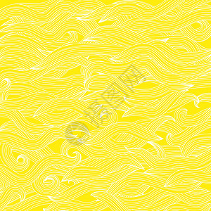 B 黄波背景摘要圆形色调活力黄色模式黄浪波浪状魔法条纹插图背景图片