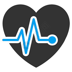 诊断图心脉动图标电气医院心脏病学医生脉搏监视器字形疾病生活示波器背景