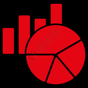 图表图标报告信息统计条形红色财务报告分析背景饼形字形背景图片