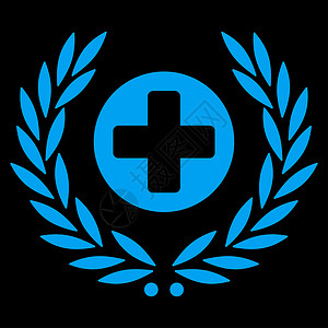 标签医疗标志医疗保健标志图标字形背景援助成就胜利医生会徽勋章国家标签背景