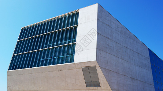 Casa da Msica 葡萄牙波尔多音乐会建筑中心港口大厅博物馆音乐礼堂艺术游客欧洲高清图片素材