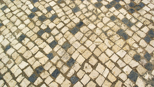 葡萄牙路面 里斯本 葡萄牙地面地标人行道历史旅行海浪全景旅游石头街道背景图片
