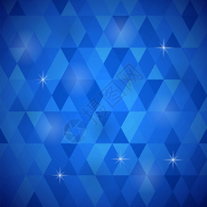 蓝色几何反光摩天模式背景图片