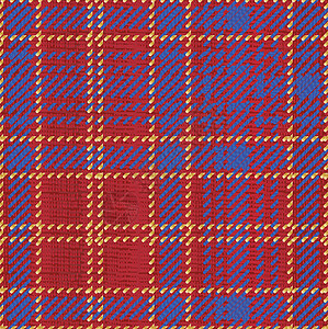 羊毛被子蓝色苏格兰苏格兰裙艺术品棉布红色氏族艺术材料插图羊毛丝绸短裙插画