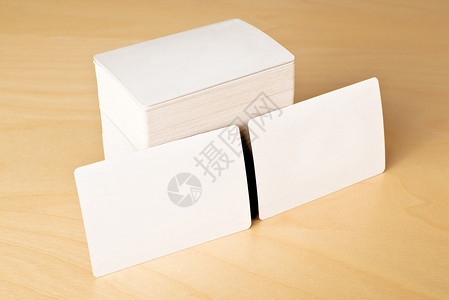 带圆角的名卡办公室营销会议卡片打印水平商业名片工作空白背景图片