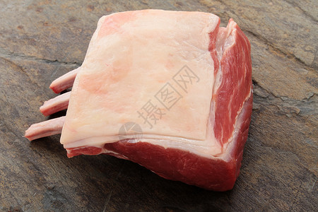 原羊羔切肉午餐季节性牛扒肋骨选择羊肉烹饪侧翼切块削减高清图片素材