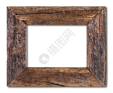 旧木林框架木头装潢乡村正方形谷仓木材艺术古董白色长方形背景图片