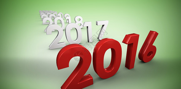 2016年图形的复合图像绘图灰色计算机插图红色新年绿色背景图片