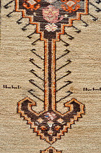 彩色羊毛手工制地毯特配挂毯编织装饰品蓝色几何学艺术丝绸工艺手工业织物背景图片