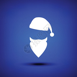 蓝色的圣诞白背景图片