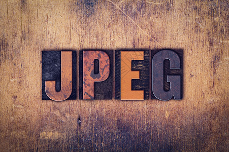 JPEEG 概念木制印刷品类型背景图片