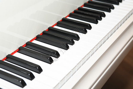 黑白音乐钥匙艺术钢琴黑色白色乐器键盘播放器背景图片