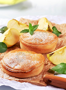 苹果派甜点脆皮水果小吃食谱美食食物糕点蛋糕立方体图片素材