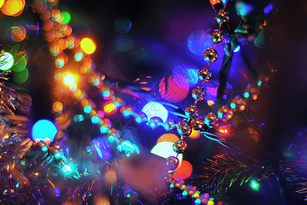 圣诞树玩具装饰品背景图片