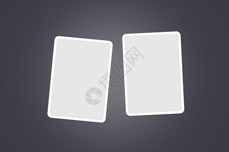 空白卡边界长方形插图灰色卡片小样几何木板夫妻白色背景图片
