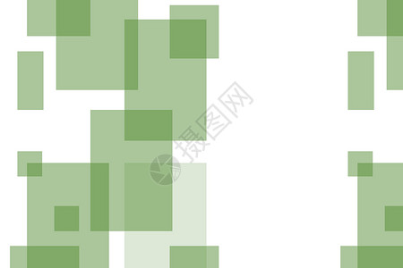 图示矩形木板绿色几何卡片长方形空白插图白色背景图片
