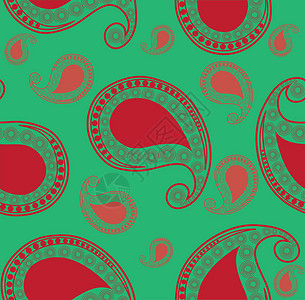 Paisley 模式艺术织物墙纸插图叶子涂鸦装饰品框架纺织品黄瓜背景图片