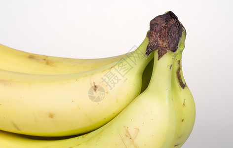 香蕉大区绿色食物宏观浆果水果黄色背景图片