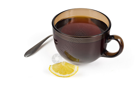 来杯茶液体早餐勺子黑色摄影草本白色香味玻璃杯子高清图片