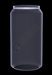 铝汽水罐 X光液体金属背景包装黑色x射线背景图片