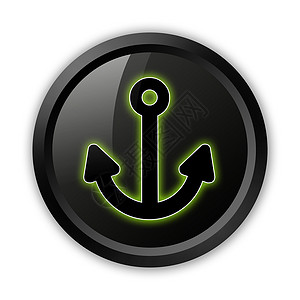 图标 按钮 立方图海洋港口指示牌船舶徽标游艇水手锚点插图航海背景图片