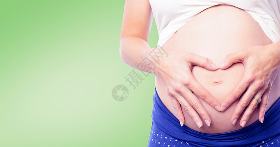 怀孕妇女遭受重撞的复合图像图象护理双手待产服装墙纸睡衣身体手指女士女性背景图片
