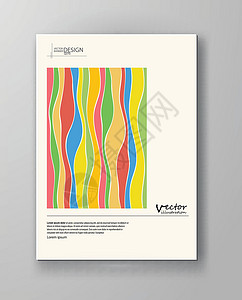 画册海报抽象设计模板马赛克小册子插图互联网艺术传单装饰品横幅海浪墙纸插画