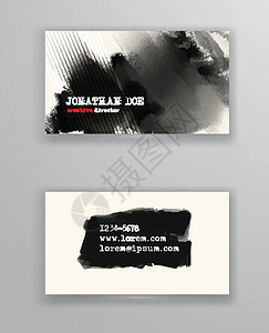 创意名片模板标签刷子商业技术卡片海报公司绘画邀请函身份背景图片