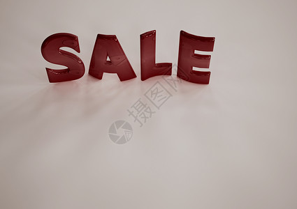 SALE的尺寸登记渲染商品储蓄活动零售购物生活商业红色标签背景图片