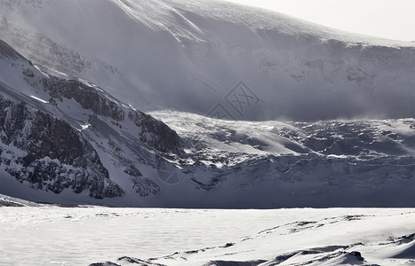 阿尔伯塔洛基山风景环境冰川地质学公园气候国家吸引力山脉背景图片