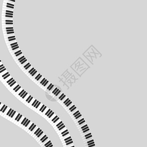 黑白钢琴键盘彩虹黑色钥匙娱乐乐器合成器音乐插图白色艺术背景图片